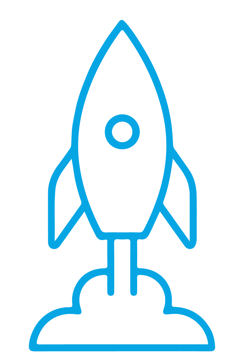 logo rocket azzurro